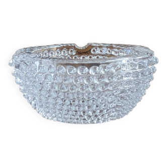 Spiked glass ashtray