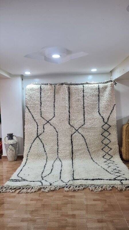 Handmade Berber wool rug 300X200 cm