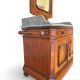 The antique walnut vanity , 19th century