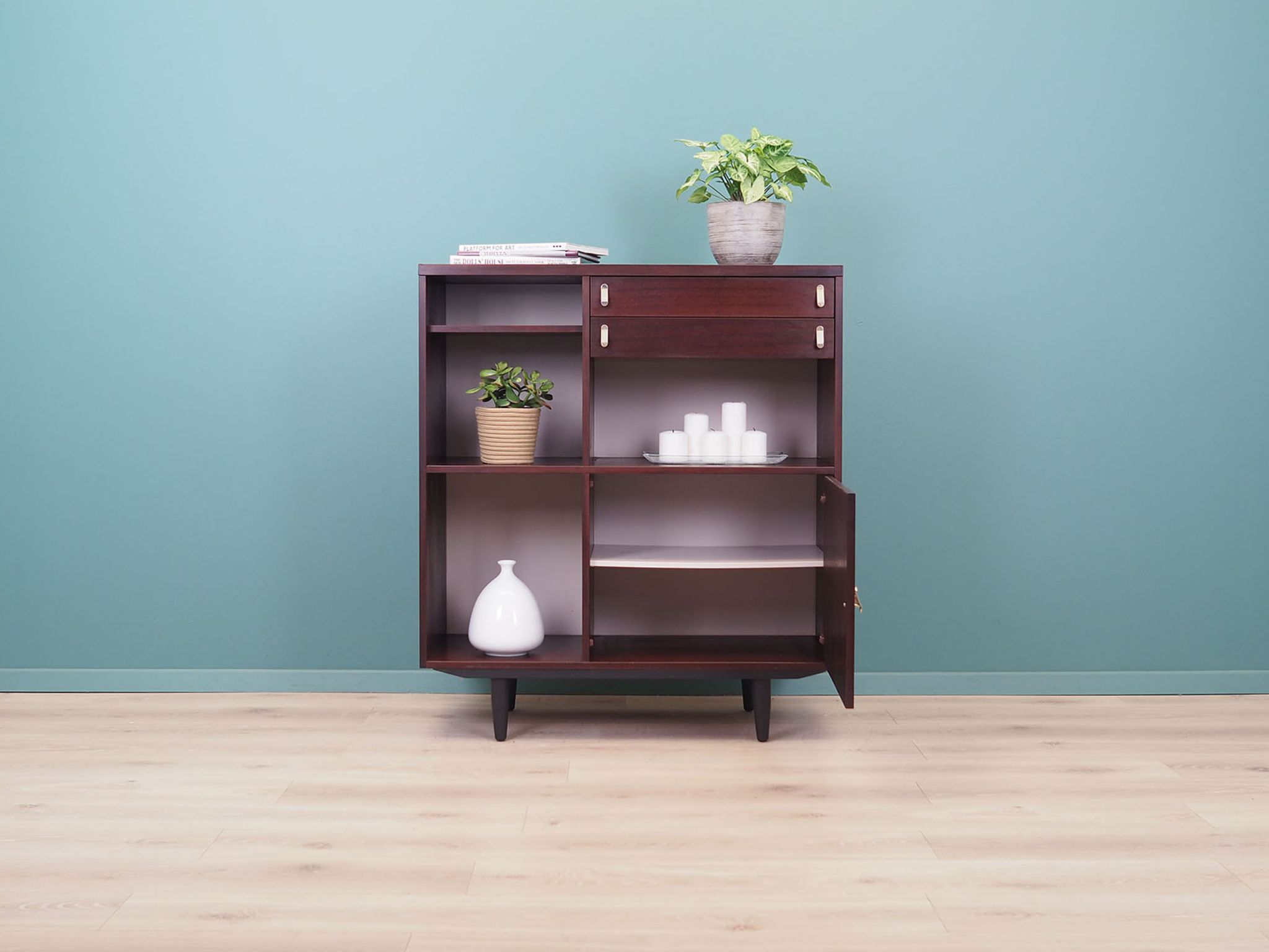 Mahogany buffet, Swedish design, 1960s, manufactured by Ulferts
