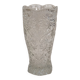 Cut glass vase