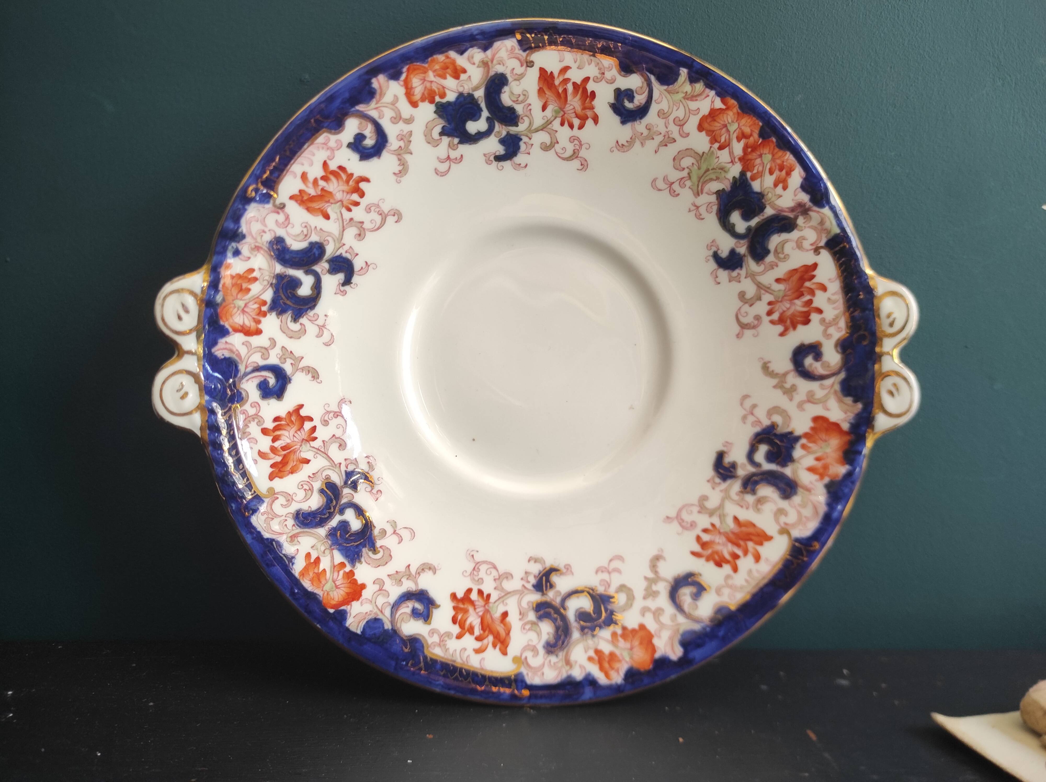 Antique Adderley & Co Lisbon pattern bon china serving plate