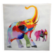 Oil on canvas elephant 58 cm x 58 cm