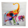 Oil on canvas elephant 58 cm x 58 cm