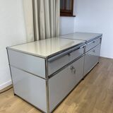 USM Haller TV unit in Light Grey