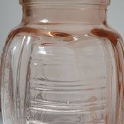 Vase en verre orange