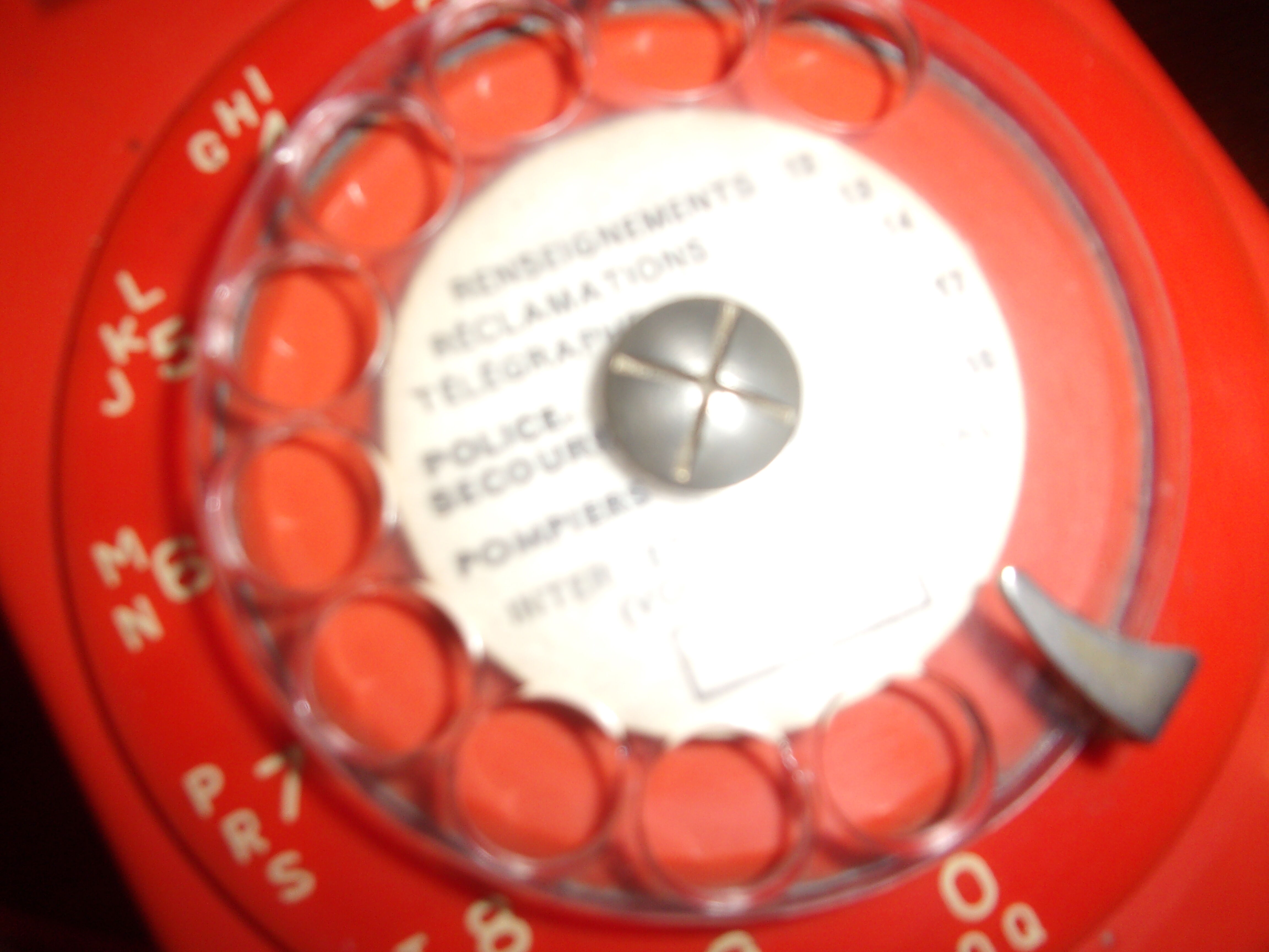 Socotel orange phone, 1970s