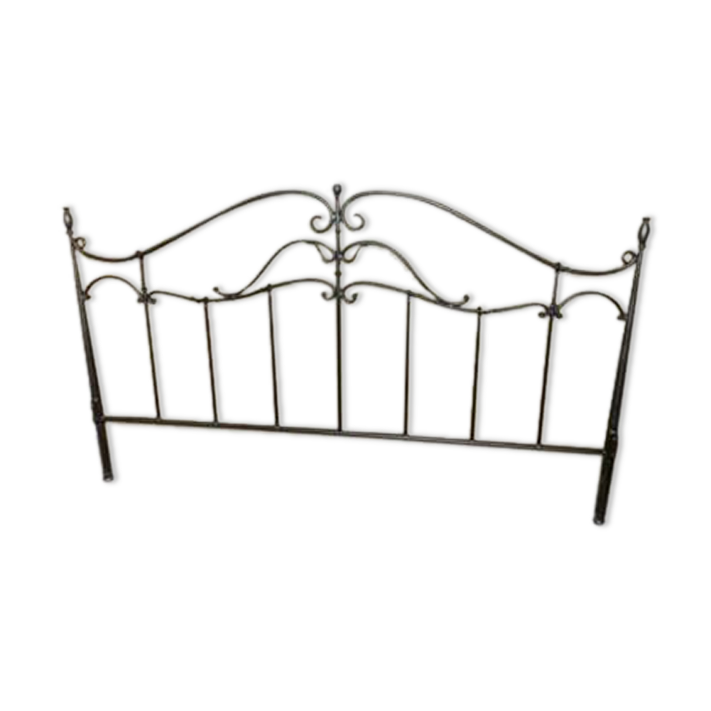 Wrought-iron headboard
