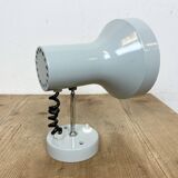 Vintage Grey Metal Wall Lamp by Josef Hurka for Napako, 1970s