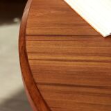 Round teak coffee table - Johannes Andersen - CF Christensen from Silkeborg