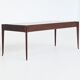 Table basse italienne de style Vittorio Dassi en acajou, Italie, 1960