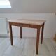 Bureau / Table d'appoint en bois de ferme style campagne