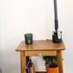 1950s side table with compass legs