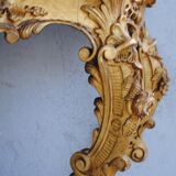Console Louis XV gold on wooden marble