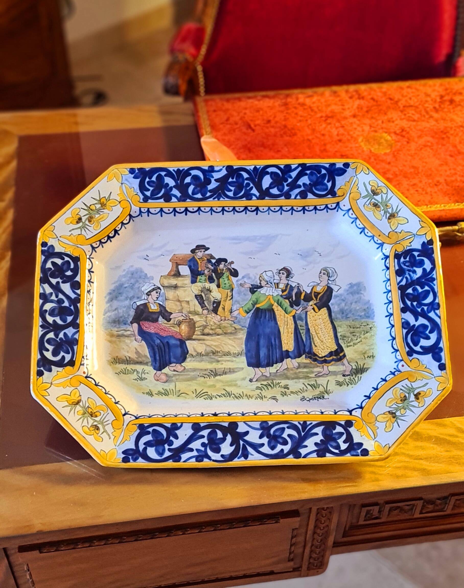 Large Breton dish