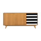 U-460 oak sideboard by Jiří Jiroutek for Interier Praha, 60's