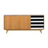 U-460 oak sideboard by Jiří Jiroutek for Interier Praha, 60's