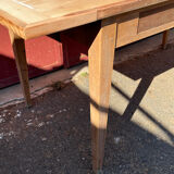 Table de ferme pied fuseau