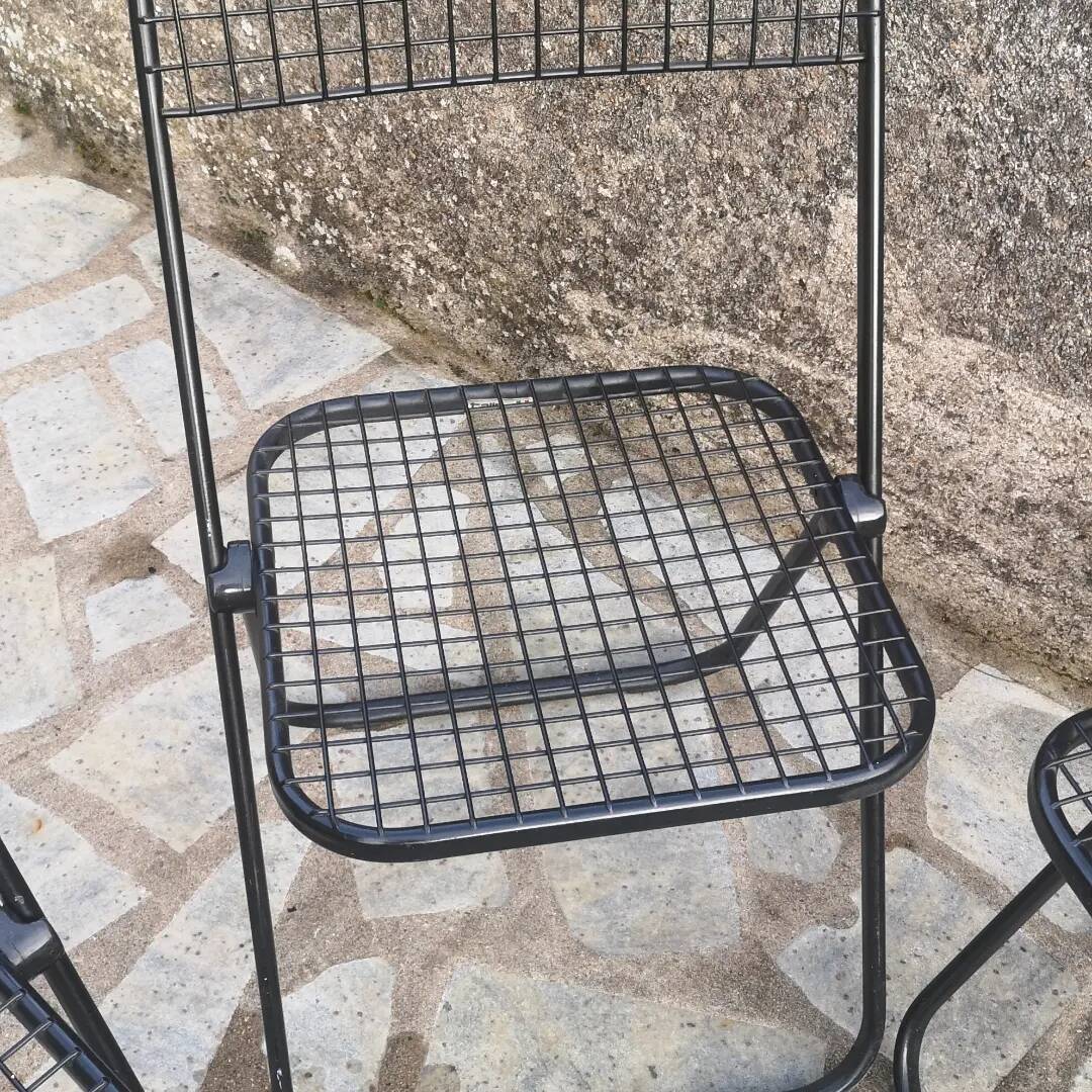 Italian design folding chairs from the 70s