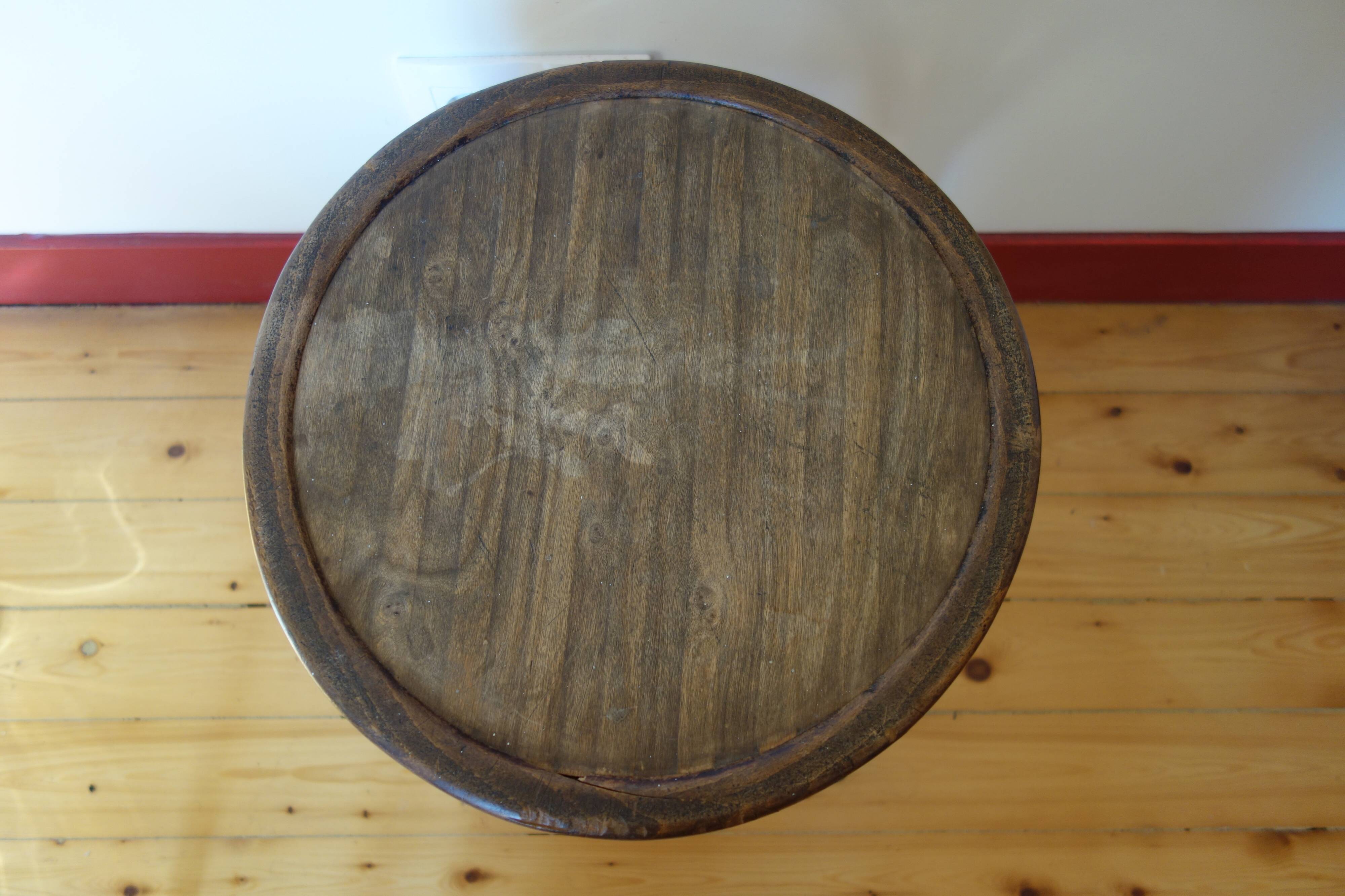 2 old Mahieu  stools