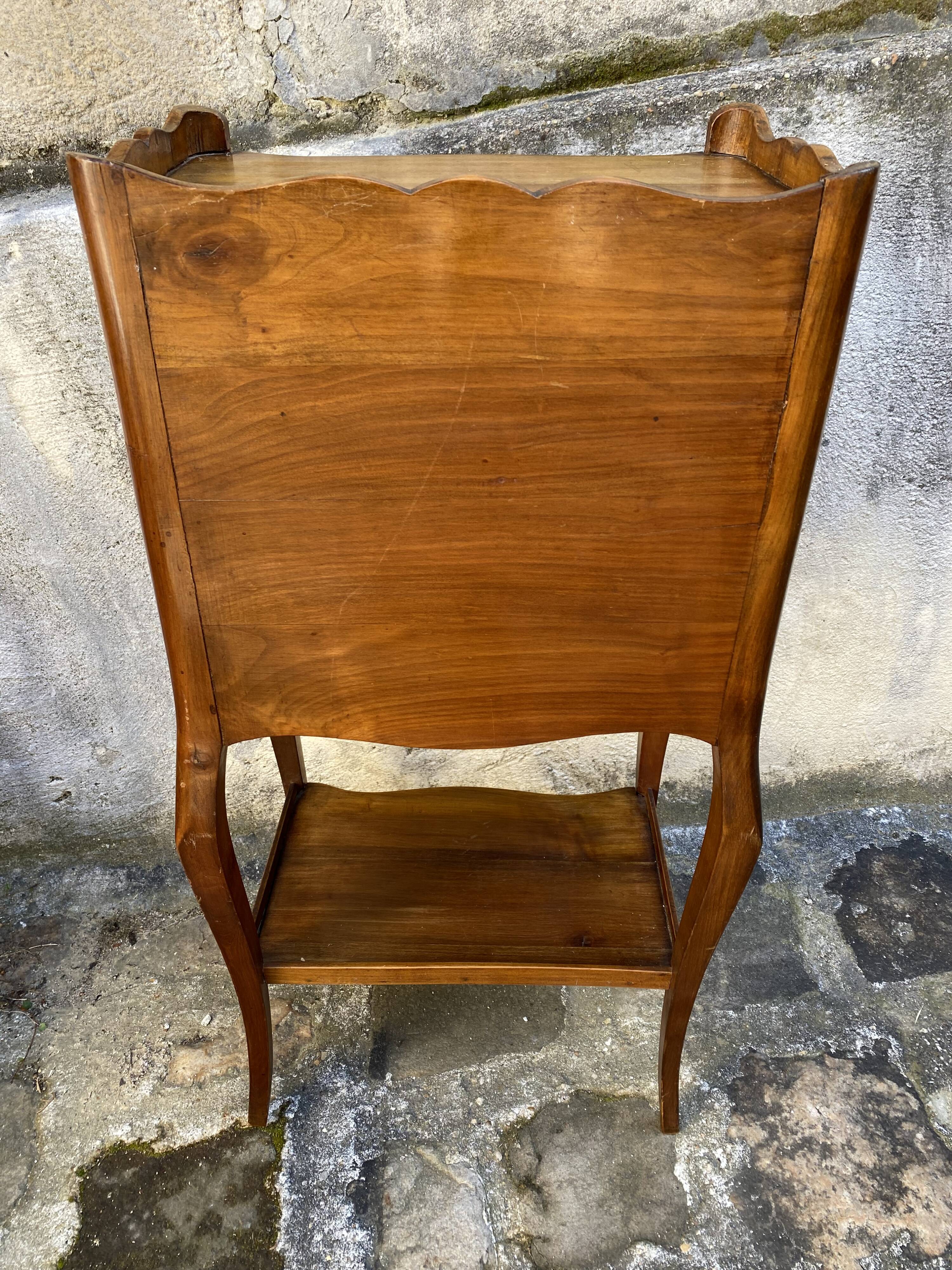 End of sofa/small entry piece of furniture/bedside… in cherry wood