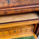 Louis Philippe burr walnut and marble secretary from the 19th century