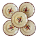 Set de 5 assiettes creuses « Agen » par Longchamp