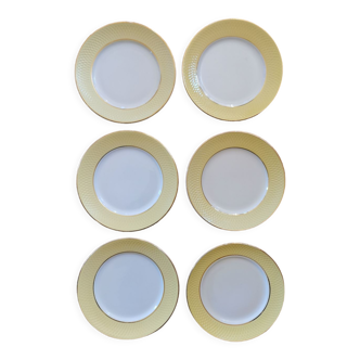 Vintage flat plates Moulin des Loups