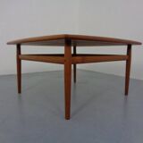 Large Danish Teak Coffee Table by Grete Jalk for Glostrup, 1960s