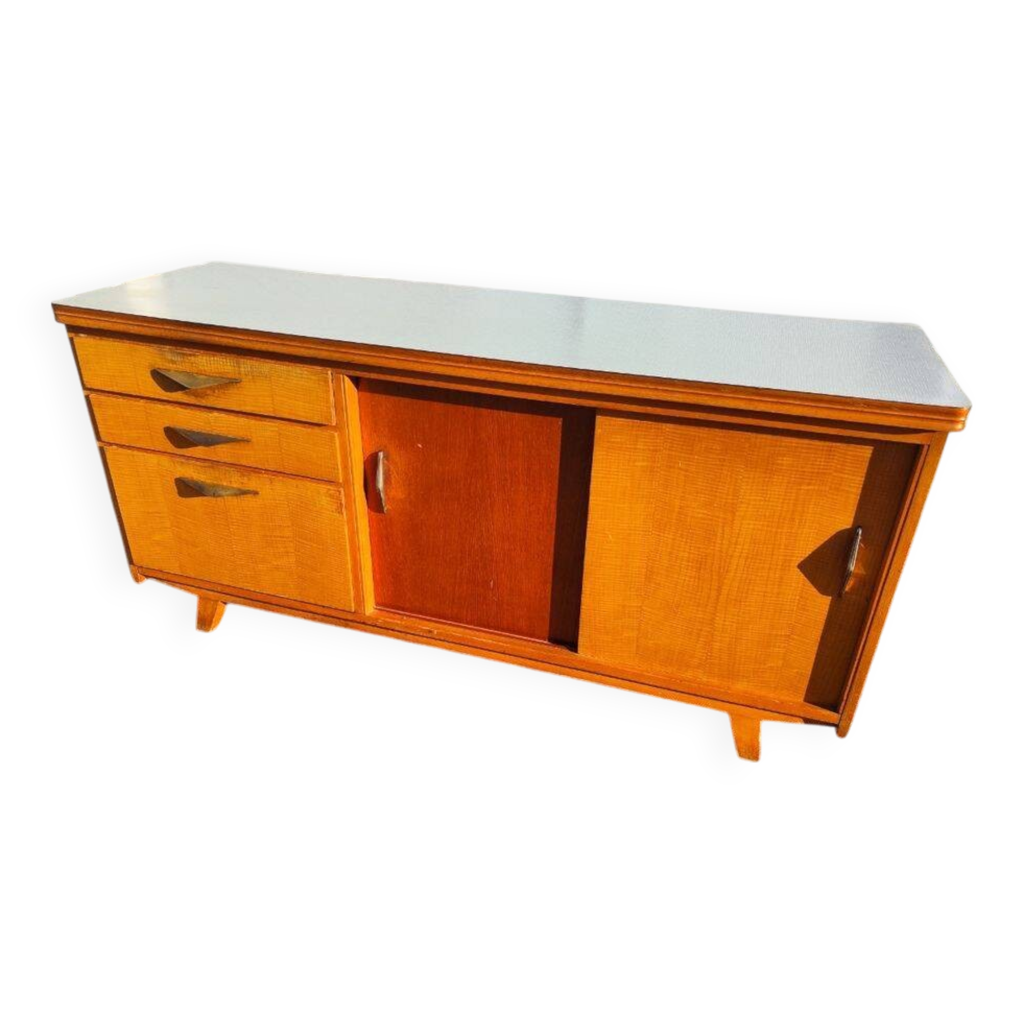 Buffet vintage bois formica