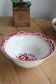 Vintage earthenware salad bowl from Digoin Sarreguemines, model Odette.