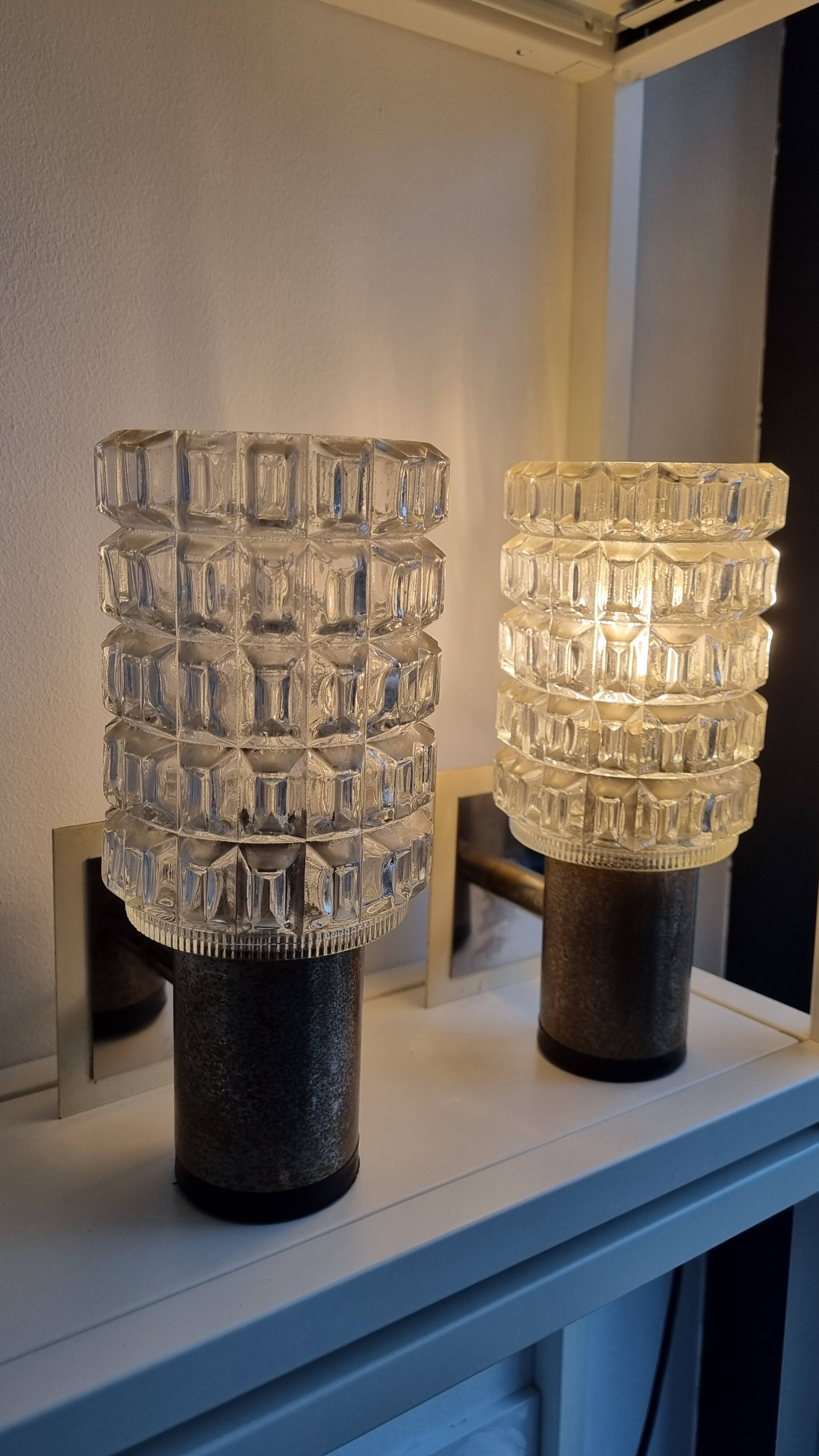 Pair of Targetti wall lights