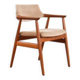 Mid-Century Danish Teak Armchair by Svend Åge Eriksen for Glostrup, 1960s.