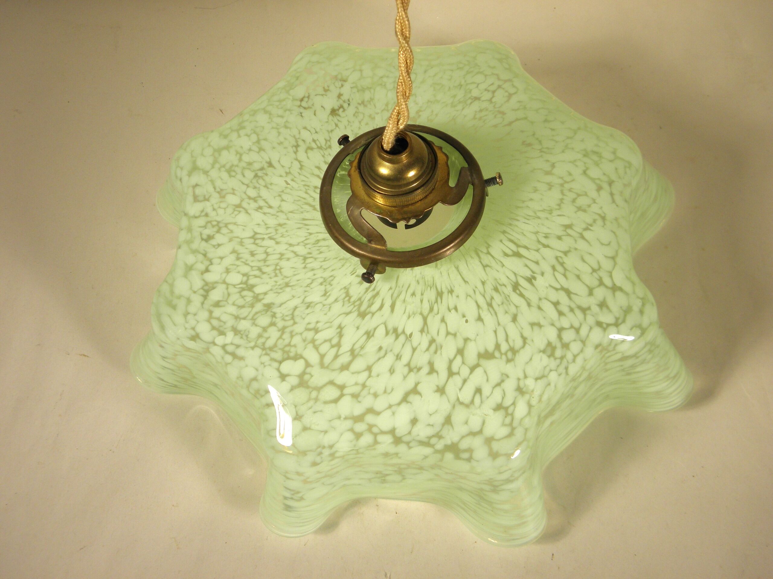 Clichy glass pendant lamp