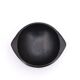 Colombian Chamba black ceramic pocket emptier, 70s