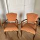 Lot de 2 fauteuils de bridge style Louis XV