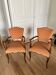 Set of 2 Louis XV style bridge chairs