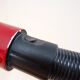 Space Age floor lamp with dark red shade - 1970s