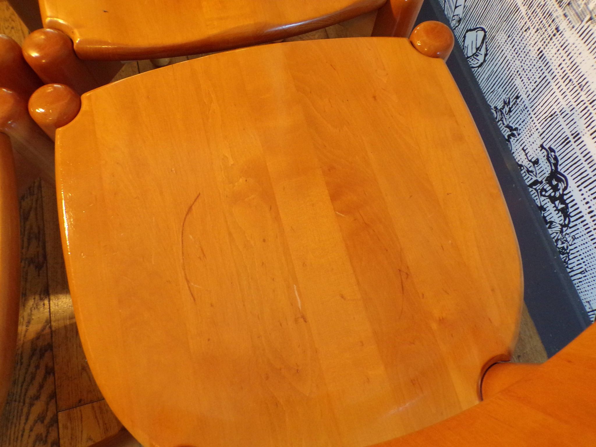 Set 4 chaises Rainer Daumiller pour Hirtshals Savvaerk