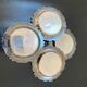 Set of 4 antique silver cups