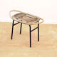 Mid century rattan stool by Alan Fuchs for Uluv 1960´s Czechoslovakia