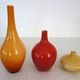 3 glass vases by Johanna Jelinek for Ikea from the 90s.