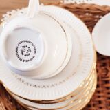 cups and saucers porcelain Vierzon