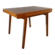 Table extensible en ronce de noyer, Vintage Tchèque 1960s