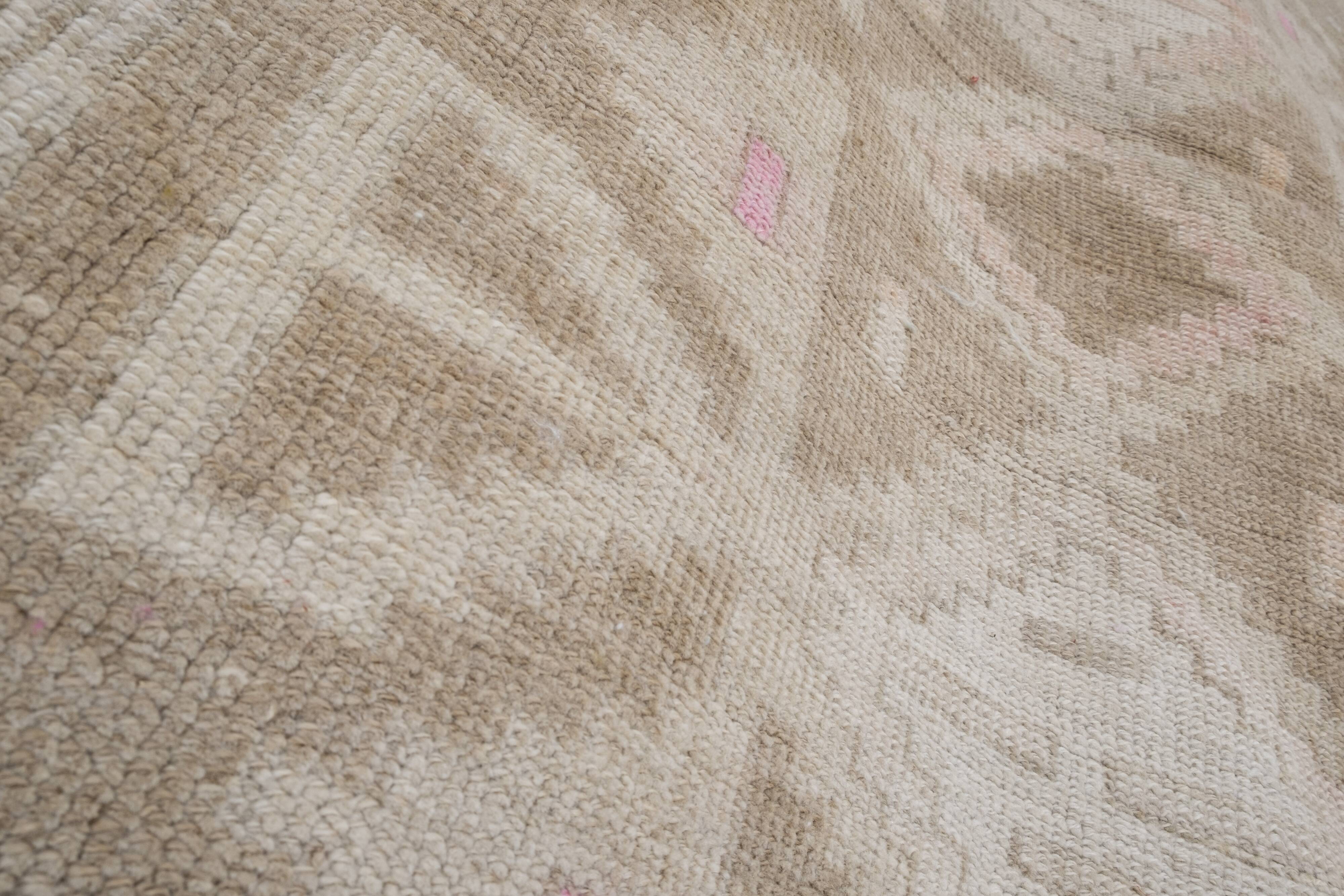 Soft Color Turkish Antique Small Handmade Traditional Door Mat Small Rug