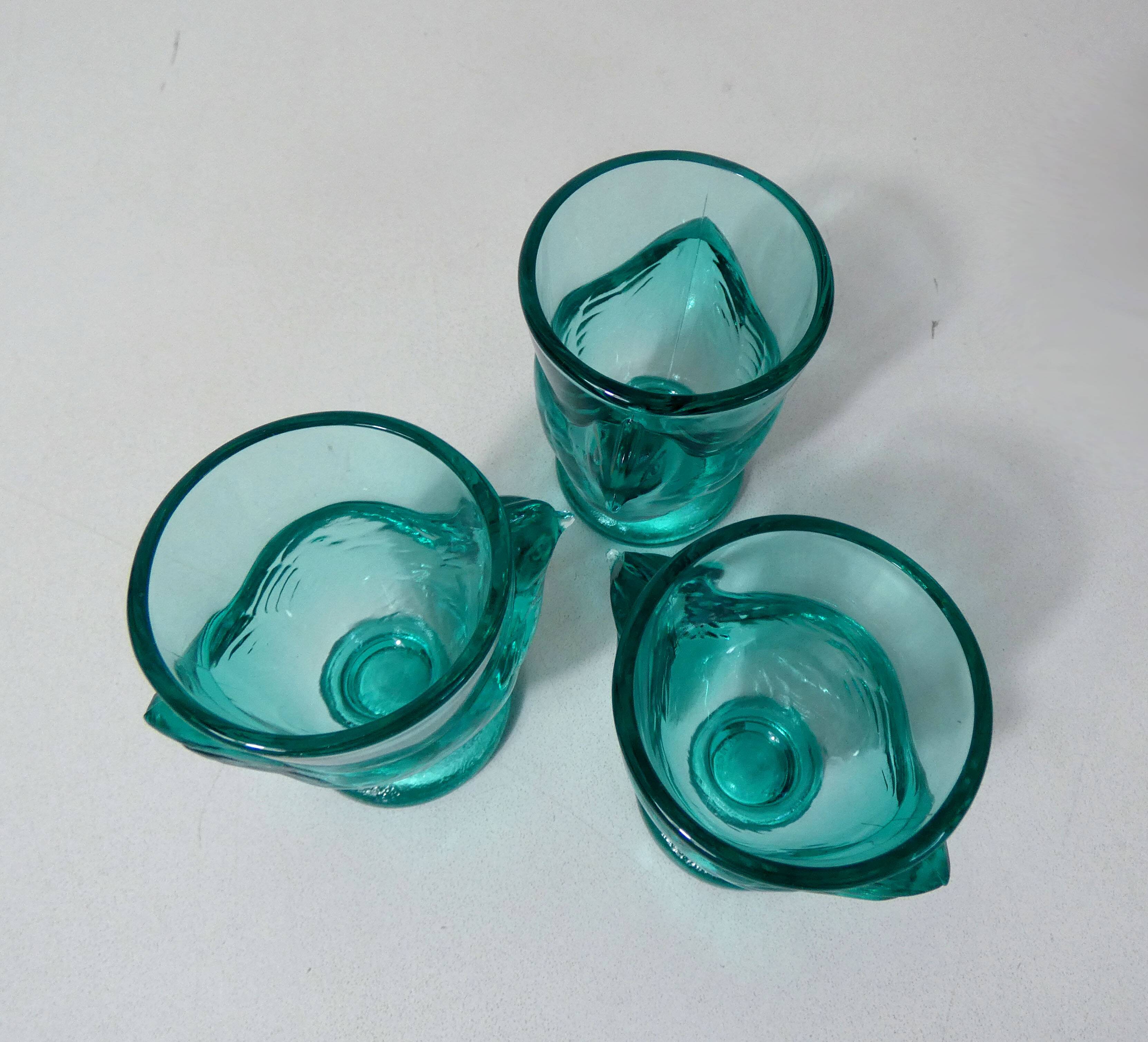 turquoise chicken egg cups