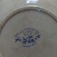Plates for dessert antique porcelain romantic iron earth Sarreguemines epine