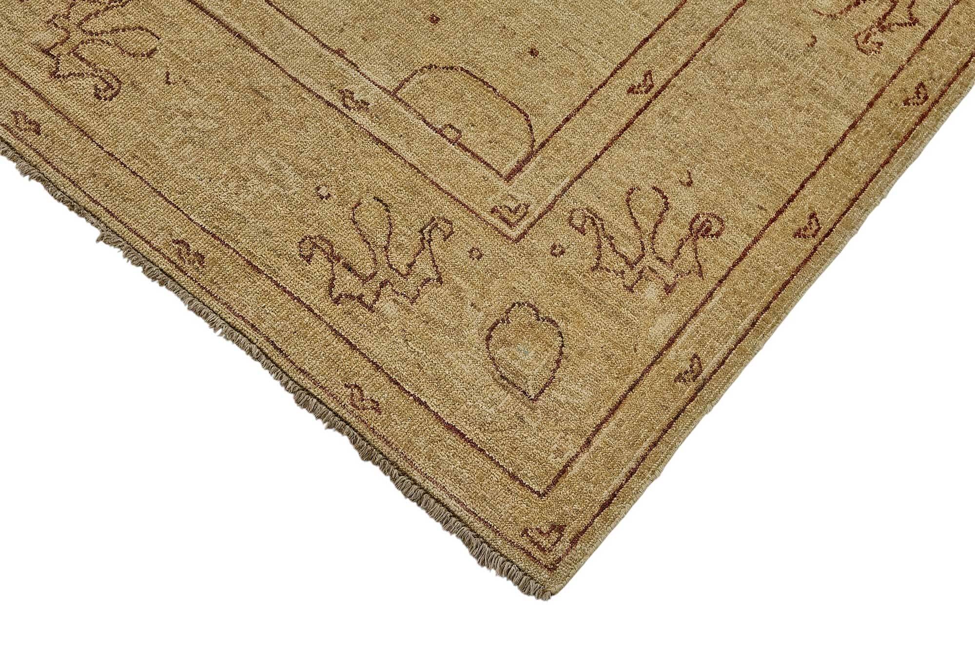 Turkish Handknotted Wool Oushak Rug 188 cm x 274 cm