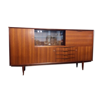 Sideboard high scandinavian teak, AARNO - 1960