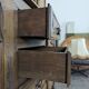 Carved Norman buffet Neo-rustic